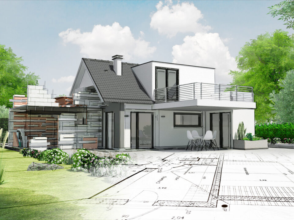 Projet extension maison Rhône Alpes. Maisons Axial