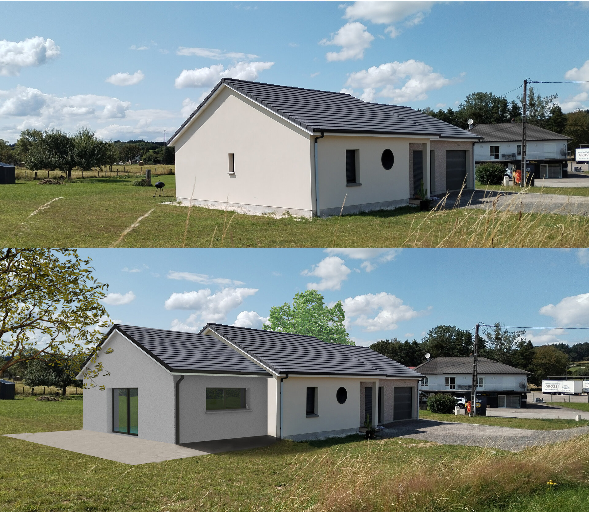 Projet extension de maison plain pied - Maisons Axial